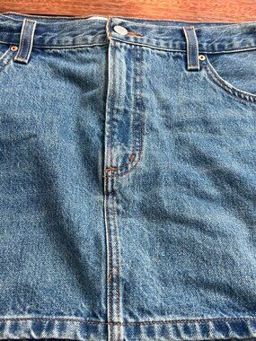 Aritzia skirt jean RICCI 90's mini cotton womens LG /32 denim